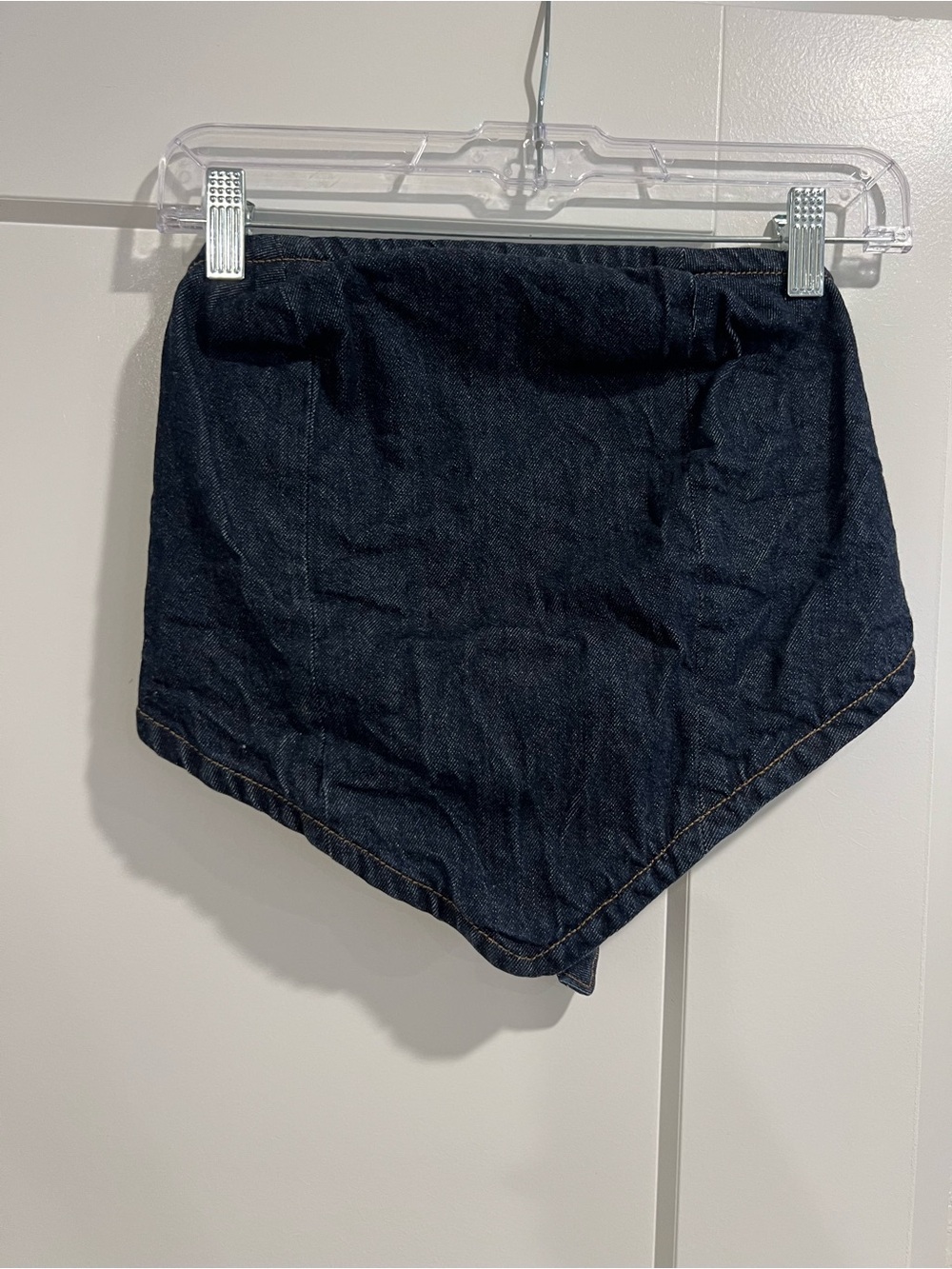Abercrombie & Fitch Denim Bandana-Style Top